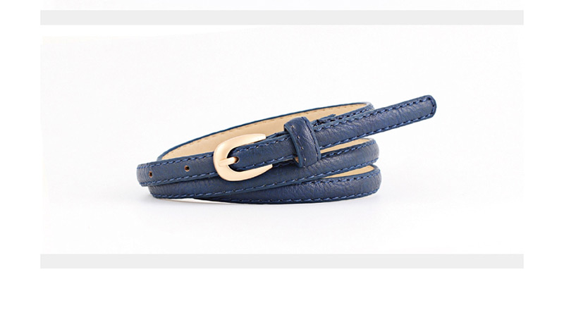 Fashion Red Denim Pin Buckle Belt,Thin belts