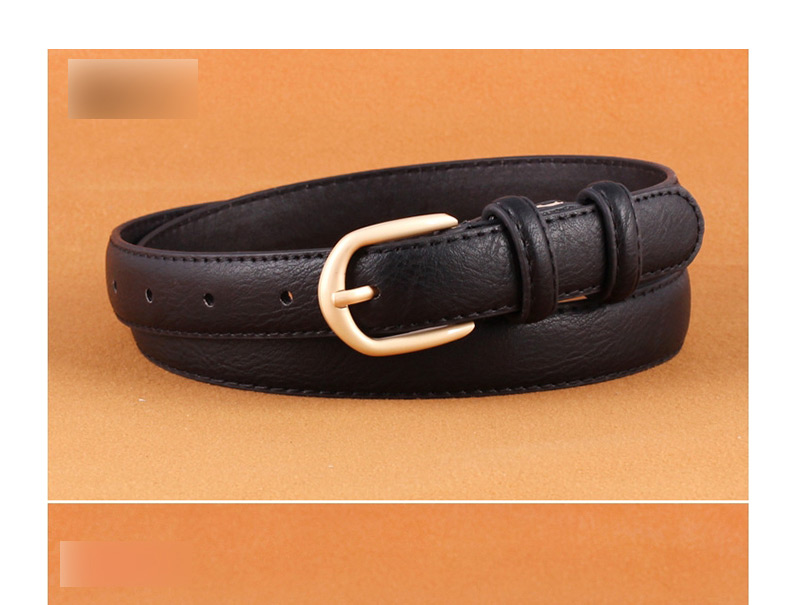 Fashion Black Wide Versatile Belt,Thin belts