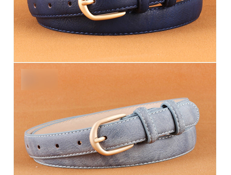 Fashion Gray Wide Versatile Belt,Thin belts