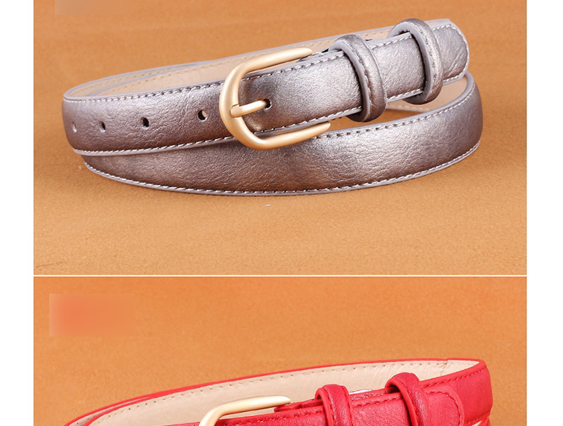 Fashion Khaki Wide Versatile Belt,Thin belts