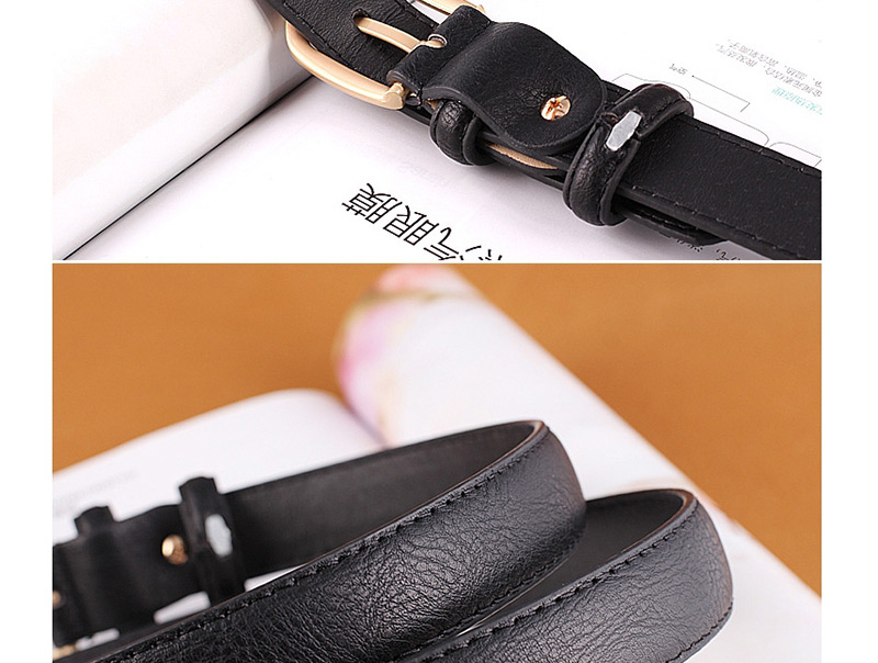 Fashion Black Wide Versatile Belt,Thin belts