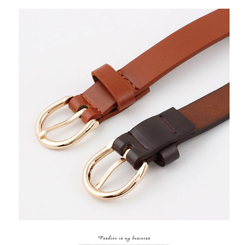 Fashion White Wild Pu Leather Belt,Thin belts
