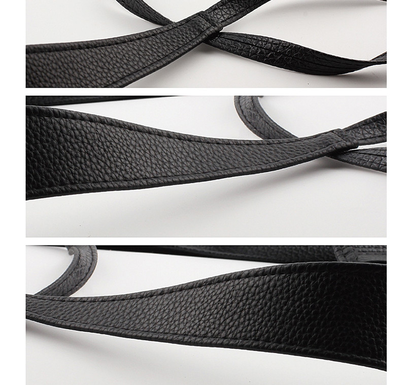 Fashion Silver Wide Streamer Bow Two-ring Belt,Wide belts