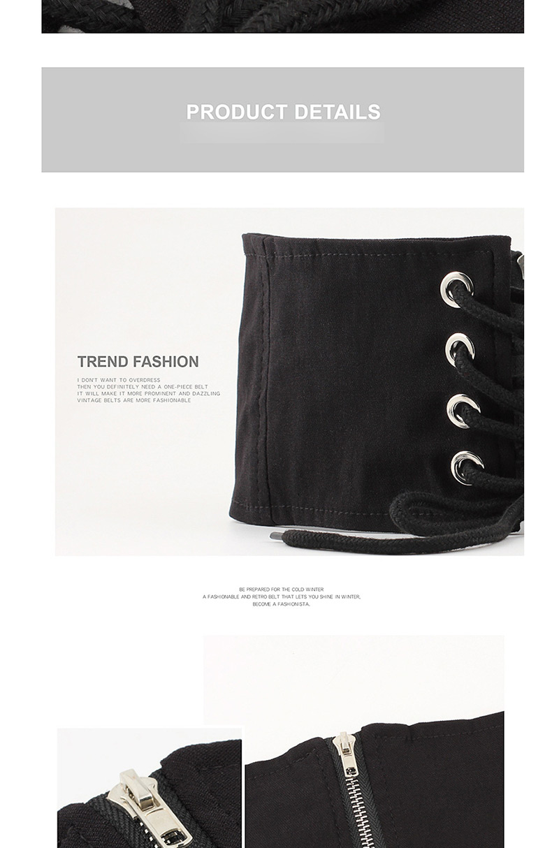 Fashion Black 58cm Body Shaping Wide Strap Girdle,Wide belts