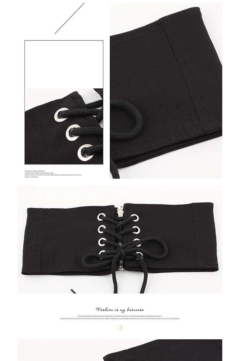 Fashion Black 64cm Body Shaping Wide Strap Girdle,Wide belts