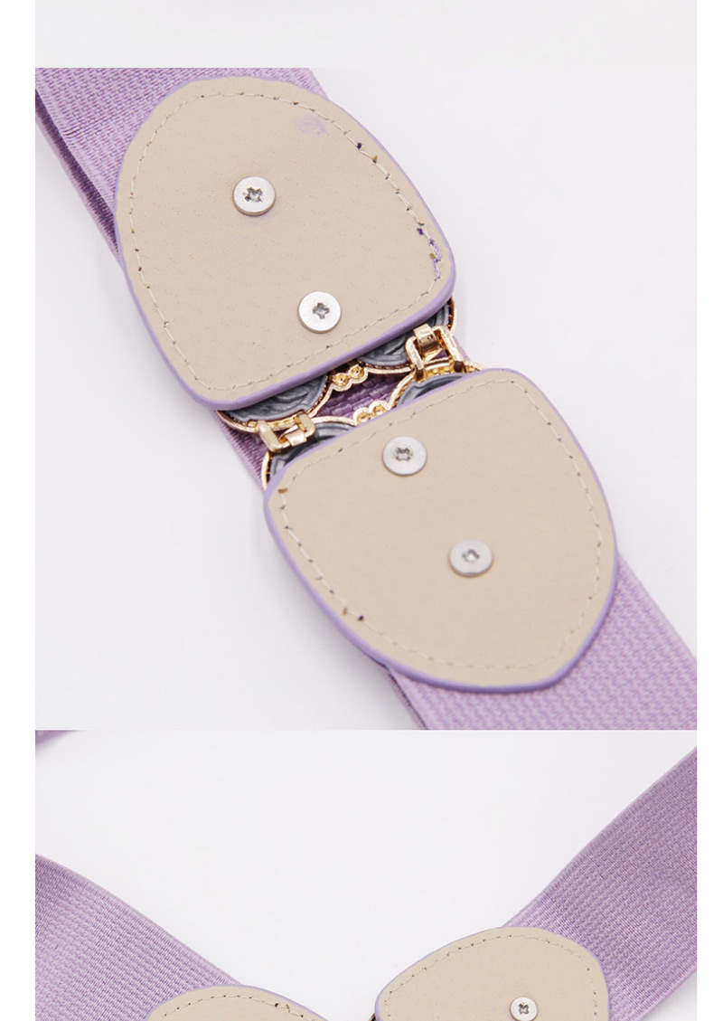 Fashion Purple Elastic Girdle,Wide belts