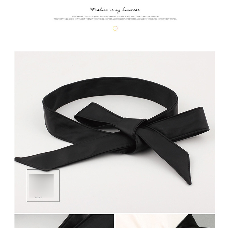 Fashion Coffee Ribbon Bow Wide Belt,Wide belts