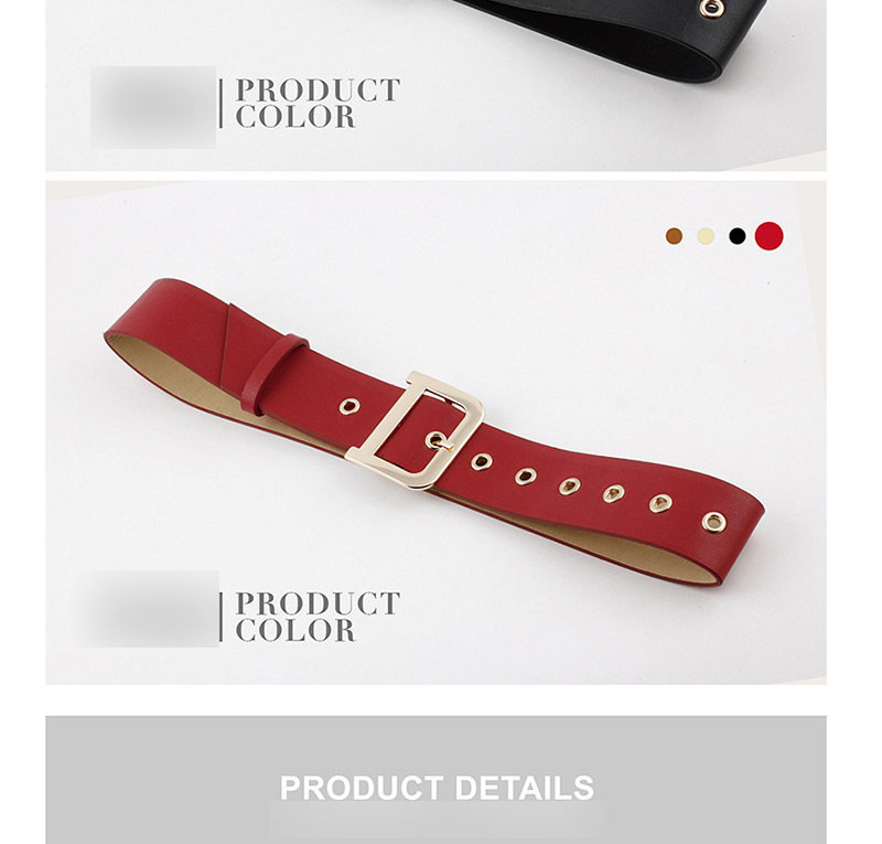 Fashion Red D Style Waist Wide Body Eye Belt,Wide belts