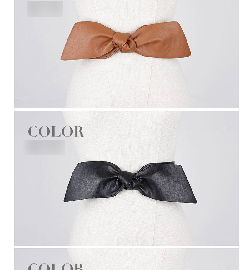 Fashion White Elasticated Bow Elastic Wide Belt,Wide belts