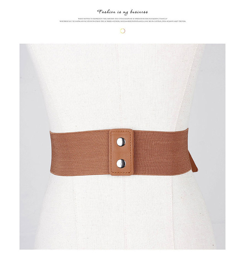 Fashion Navy Elasticated Bow Elastic Wide Belt,Wide belts
