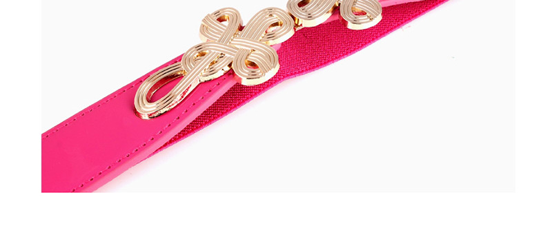 Fashion Light Pink Buckle Chinese Knot Waist Seal,Thin belts
