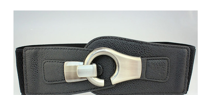 Fashion Black Plastic Waist Wide Girdle,Wide belts