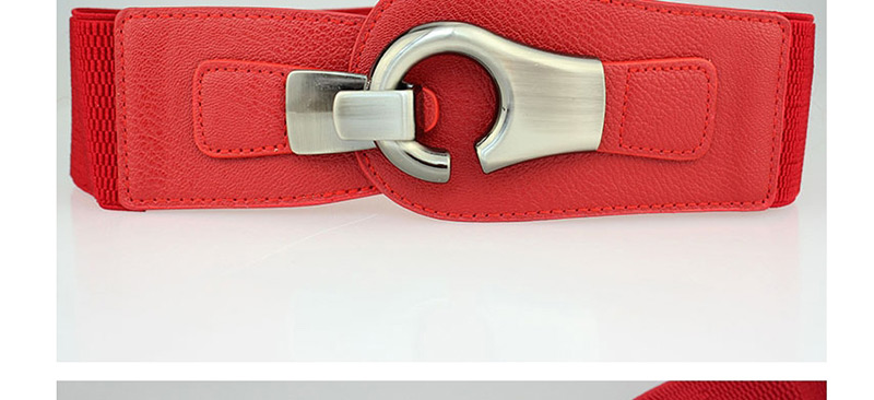 Fashion Red Plastic Waist Wide Girdle,Wide belts