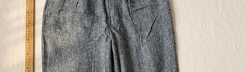 Fashion Dark Gray Plaid Bow Pants,Pants