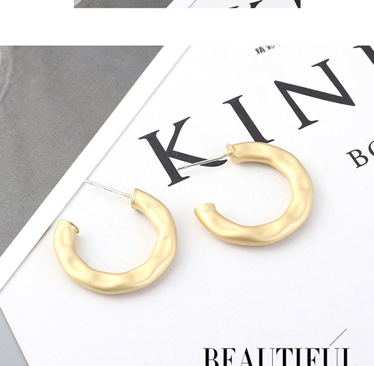 Fashion Gold Hollow  Silver Pin Earrings,Hoop Earrings