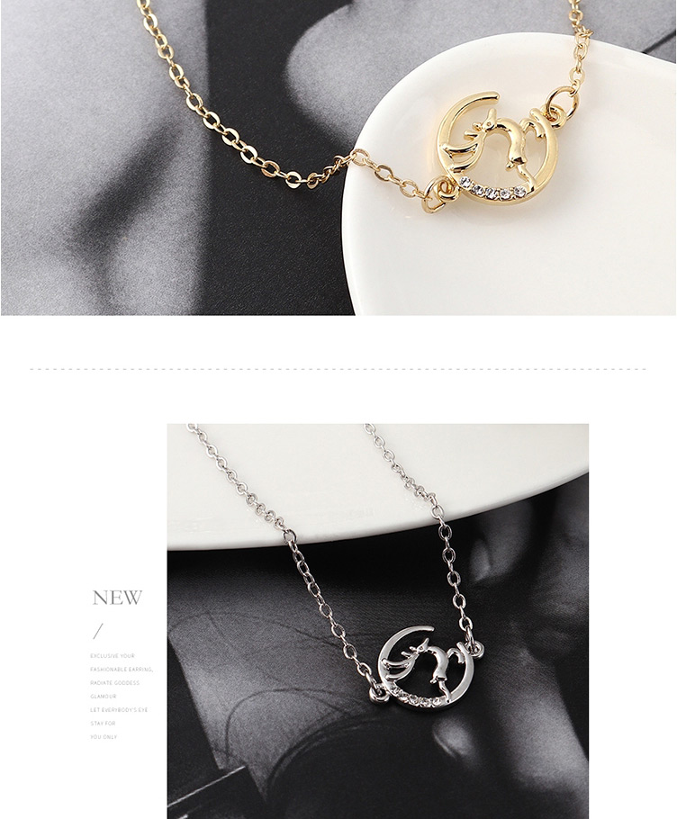 Fashion Platinum Crystal Elk Bracelet,Crystal Bracelets