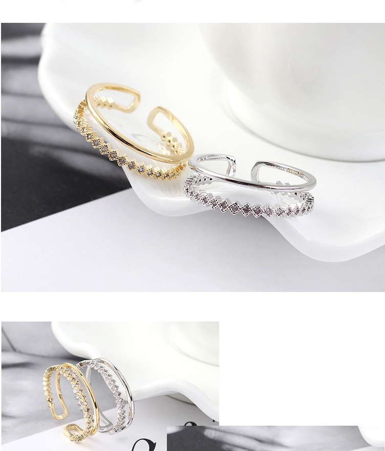 Fashion 14k Gold Zircon Ring - Glory,Fashion Rings