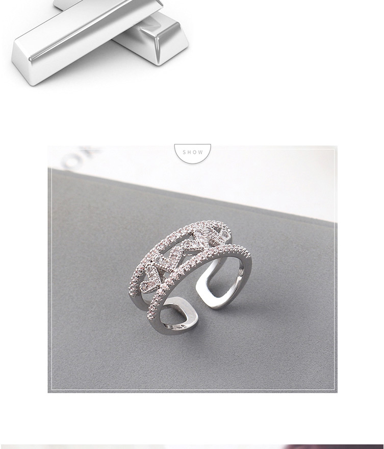 Fashion 14k Gold Zircon Ring - Heartbeat,Fashion Rings
