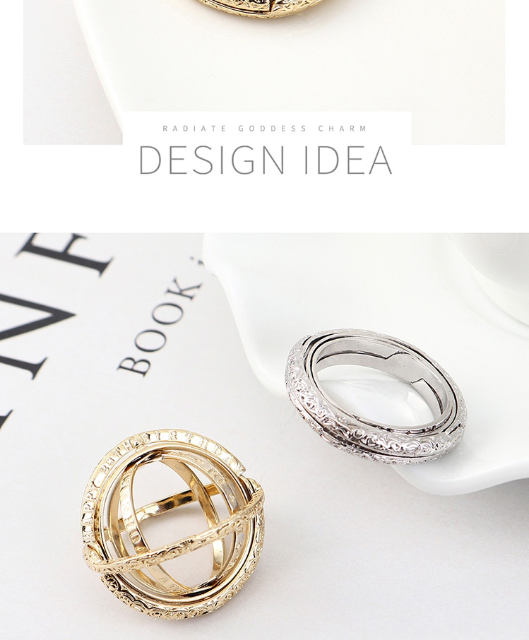 Fashion Platinum Gold Plated Ring - Astronomical Ball Ring,Fashion Rings