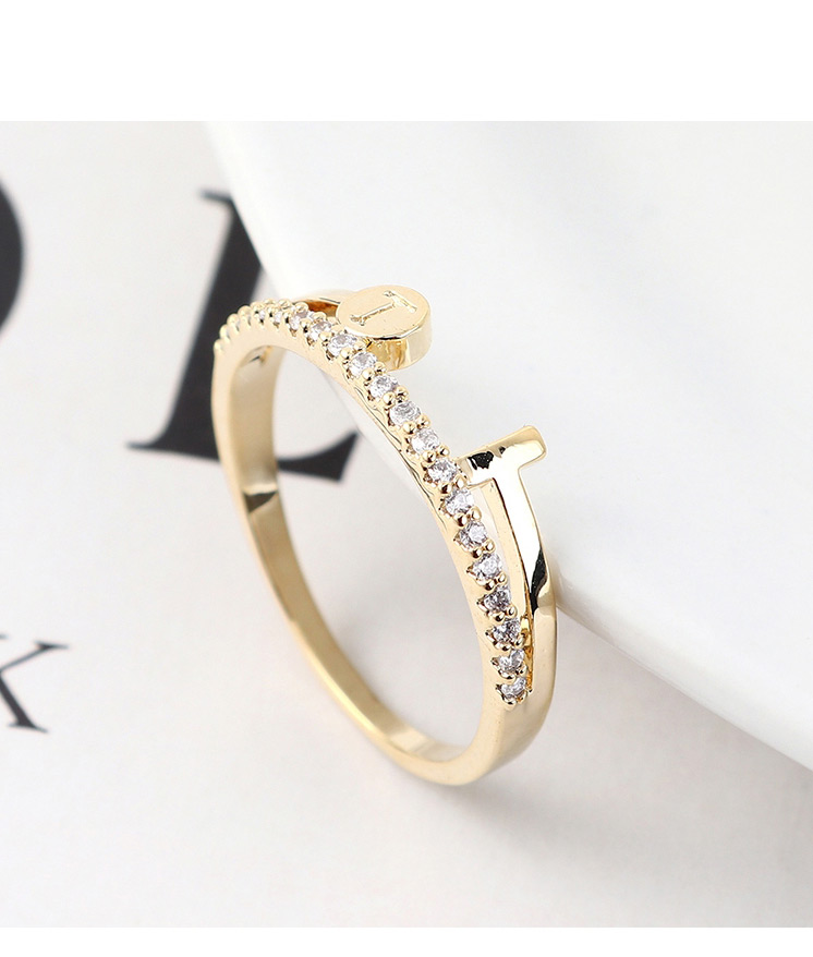 Fashion Platinum Zircon Ring - Charm Ring,Fashion Rings