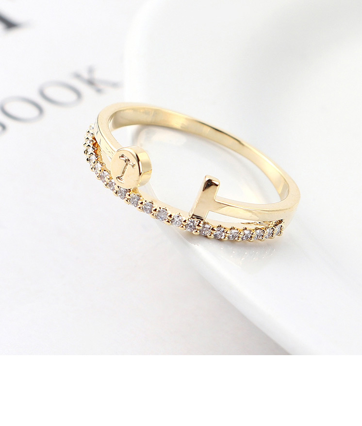 Fashion 14k Gold Zircon Ring - Charm Ring,Fashion Rings