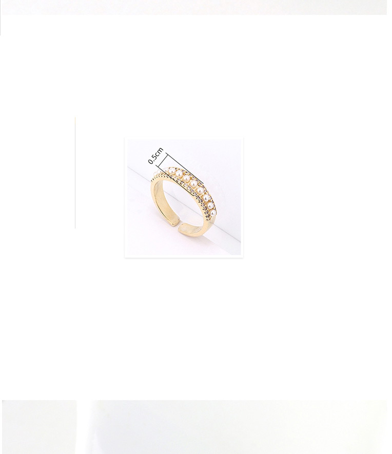 Fashion 14k Gold Zircon Ring - Dazzling,Fashion Rings