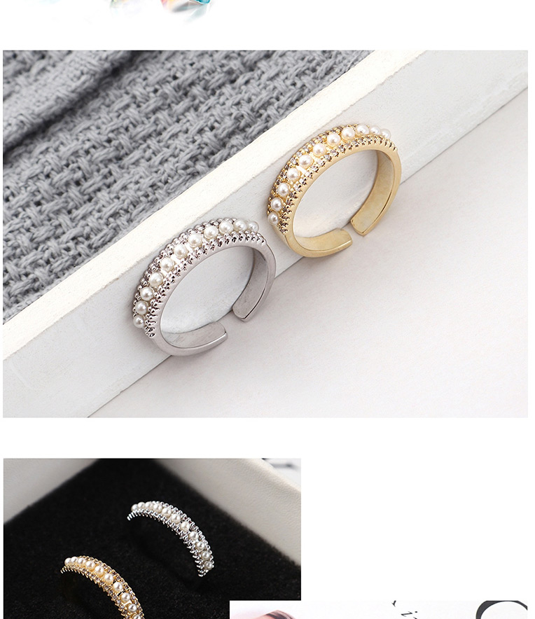 Fashion Platinum Zircon Ring - Dazzling,Fashion Rings