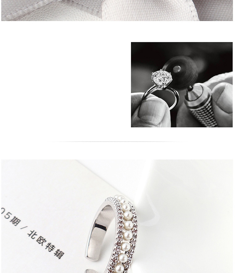 Fashion 14k Gold Zircon Ring - Dazzling,Fashion Rings