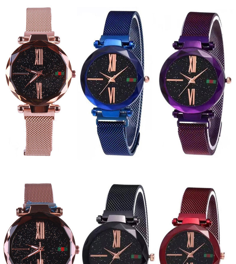Fashion Purple Tape Star Watch,Ladies Watches