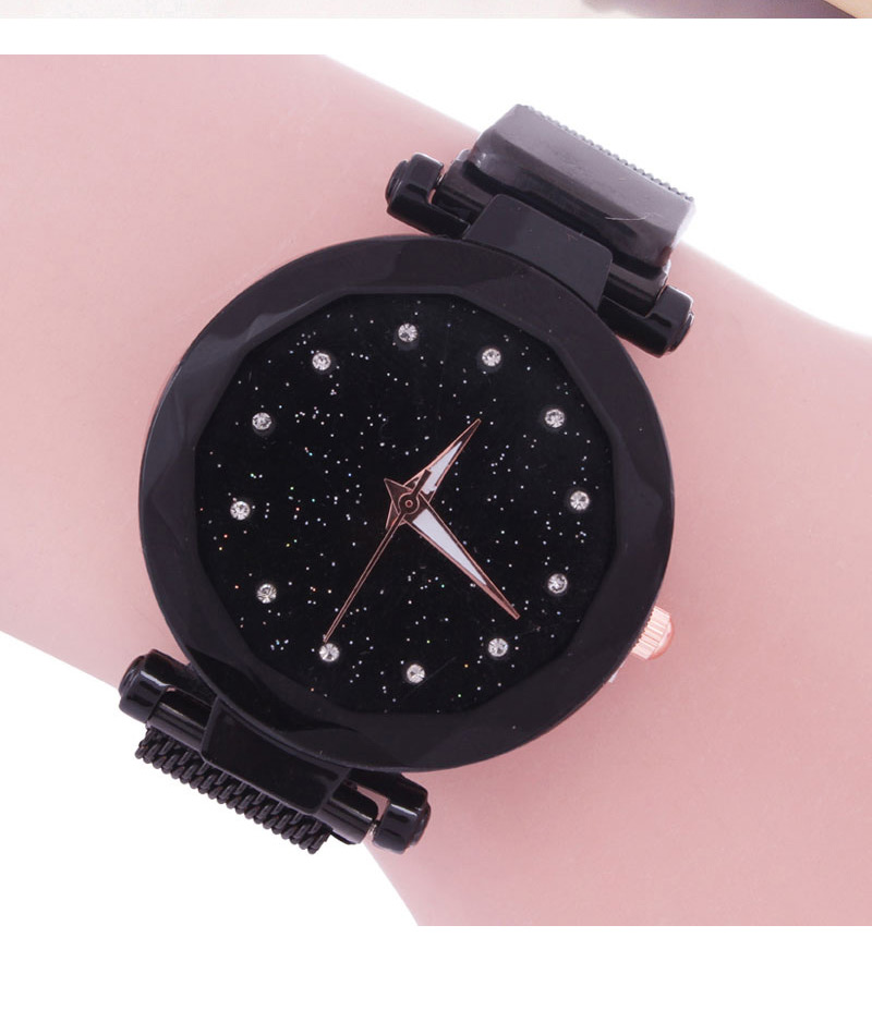 Fashion Rose Gold Tape Star Watch,Ladies Watches