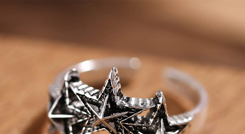 Fashion Silver Meteor Opening Ring,Fashion Rings