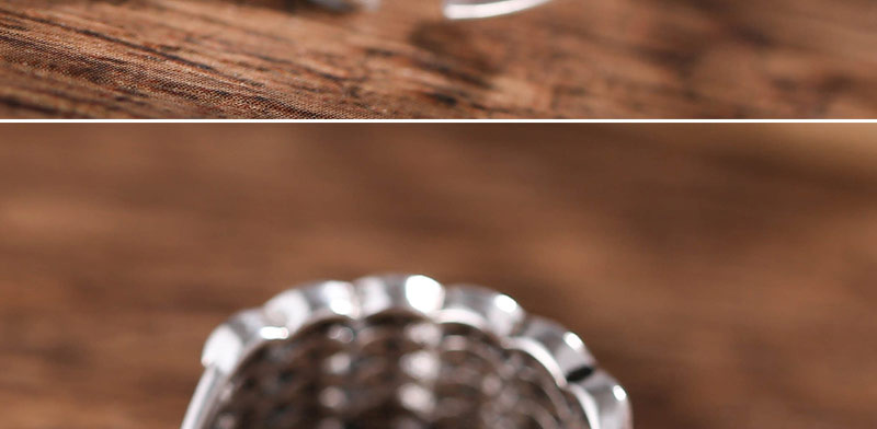 Fashion Silver Dotted Open Ring,Fashion Rings