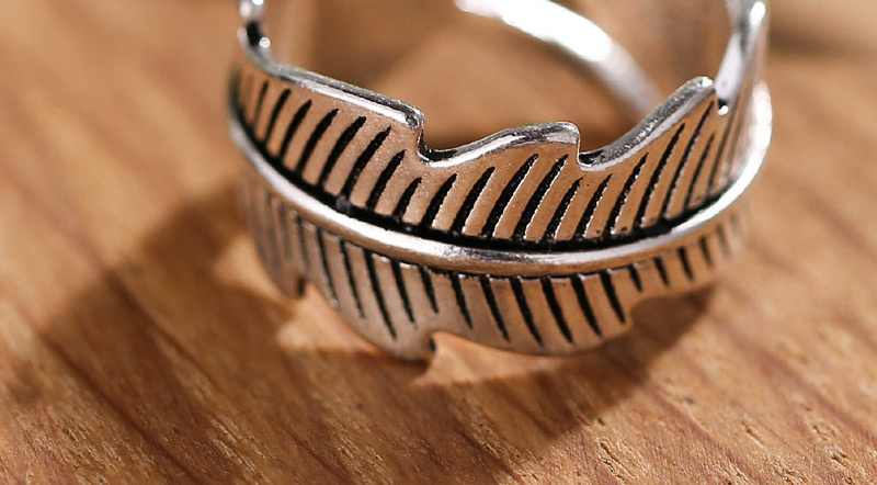Fashion Silver Leaf Open Ring,Fashion Rings