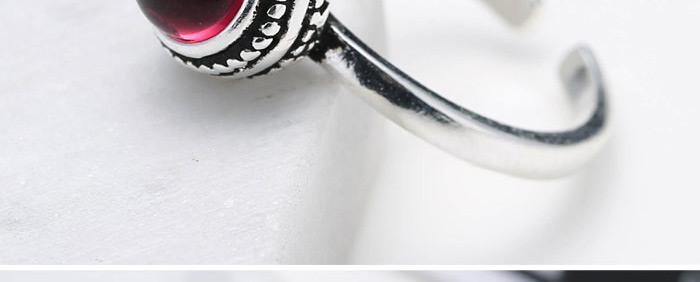 Fashion Silver Gemstone Open Ring,Fashion Rings