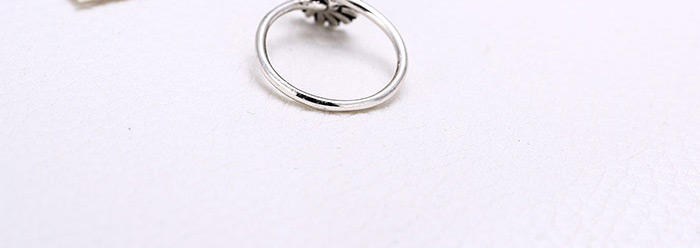 Fashion Silver Chrysanthemum Open Ring,Fashion Rings