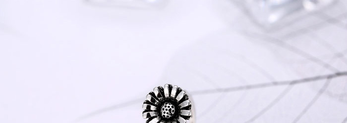 Fashion Silver Chrysanthemum Open Ring,Fashion Rings