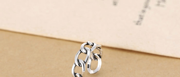 Fashion Silver Chain Opening Ring,Fashion Rings