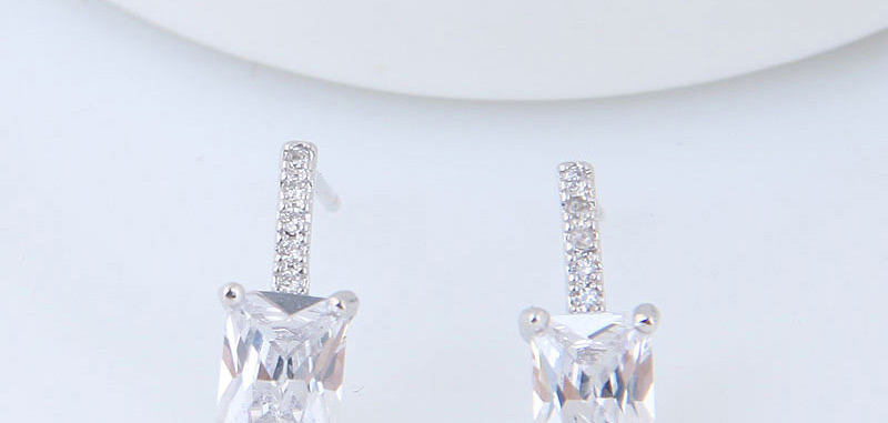 Fashion Silver Sheep Star Zirconium Stud Earrings,Stud Earrings