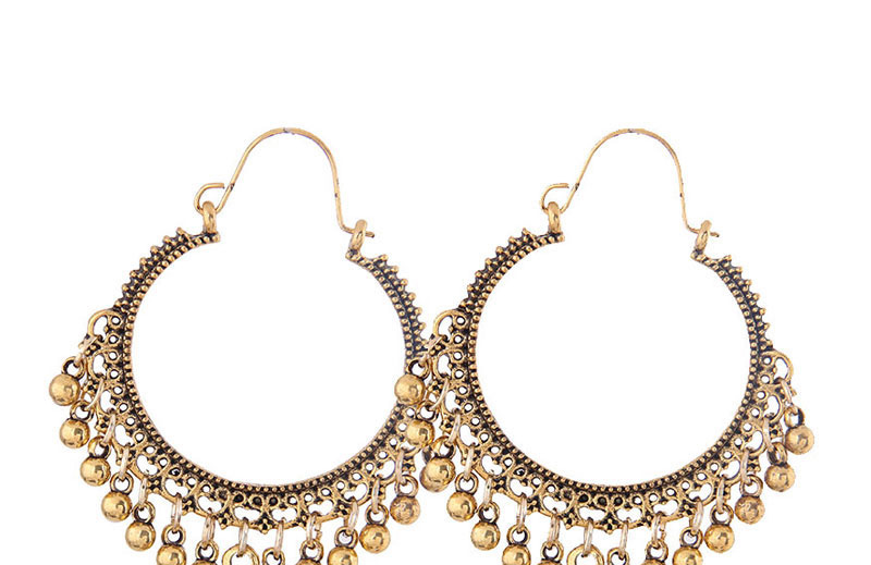 Fashion Gold Bell Tassel Earrings,Drop Earrings