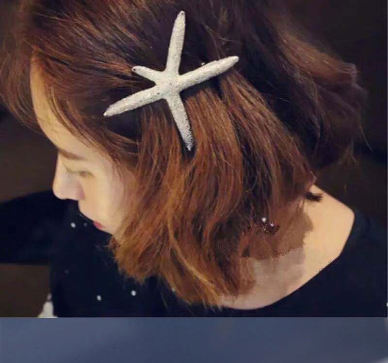 Fashion Silver Metal Starfish Hairpin,Hairpins
