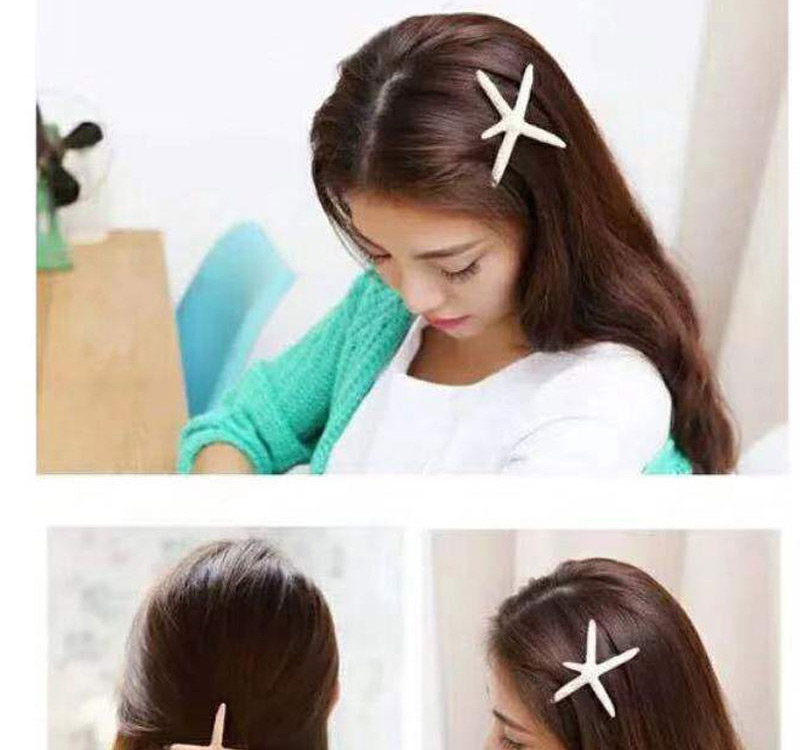 Fashion Gold Metal Starfish Hairpin,Hairpins