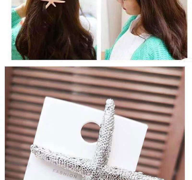 Fashion Gold Metal Starfish Hairpin,Hairpins