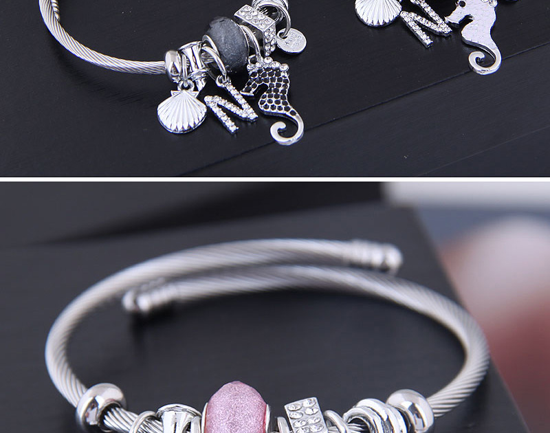Fashion White Metal Hippocampus Bracelet,Fashion Bangles