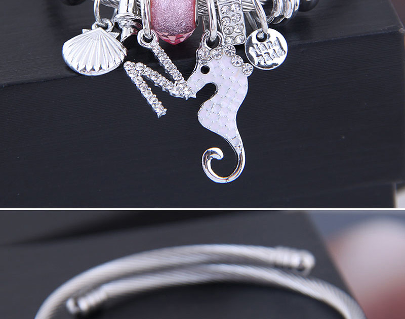 Fashion Black Metal Hippocampus Bracelet,Fashion Bangles