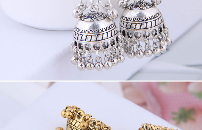 Fashion Gold Bell Earrings,Stud Earrings