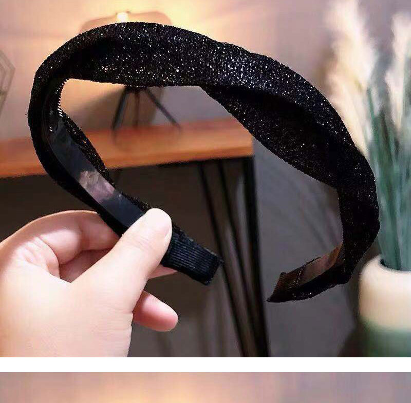 Fashion Silver Toothed Anti-slip Braided Head,Head Band