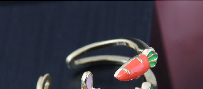 Fashion Golden Rabbit Turnip Drip Ring,Fashion Rings