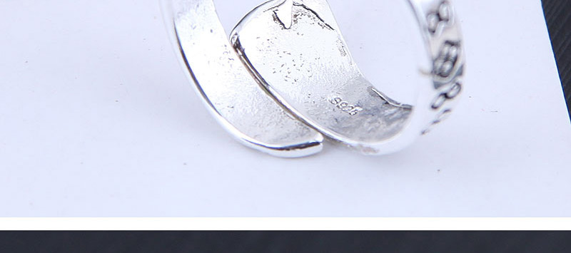 Fashion Silver Fish Relief Open Diamond Ring,Fashion Rings