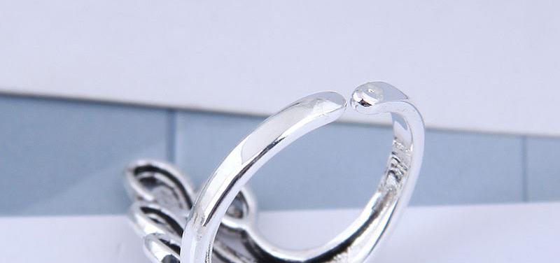 Fashion Silver Peacock Open Diamond Ring,Fashion Rings