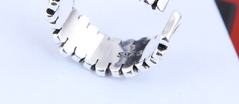 Fashion Silver Geometric Alloy Split Ring,Fashion Rings